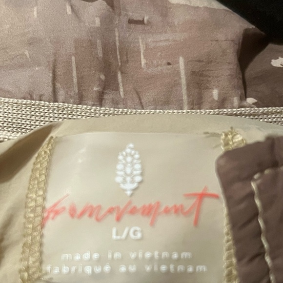 NWOT Free People Movement Pippa Printed Packable Puffer Jacket - Picture 7 of 9